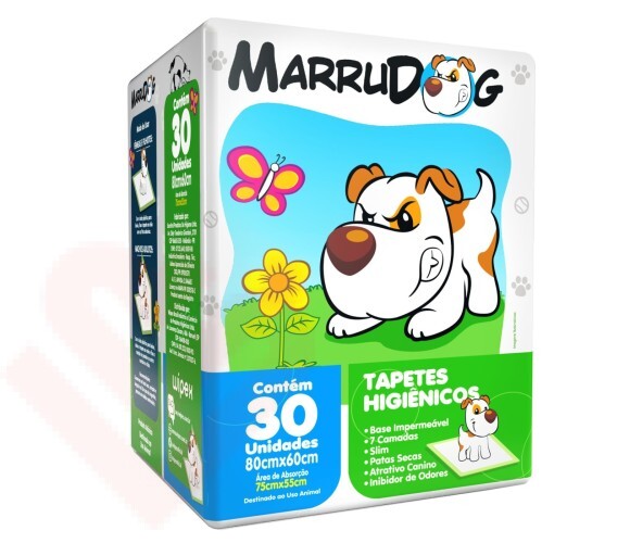Tapete Higiênico Marrudog - com 30 unidades